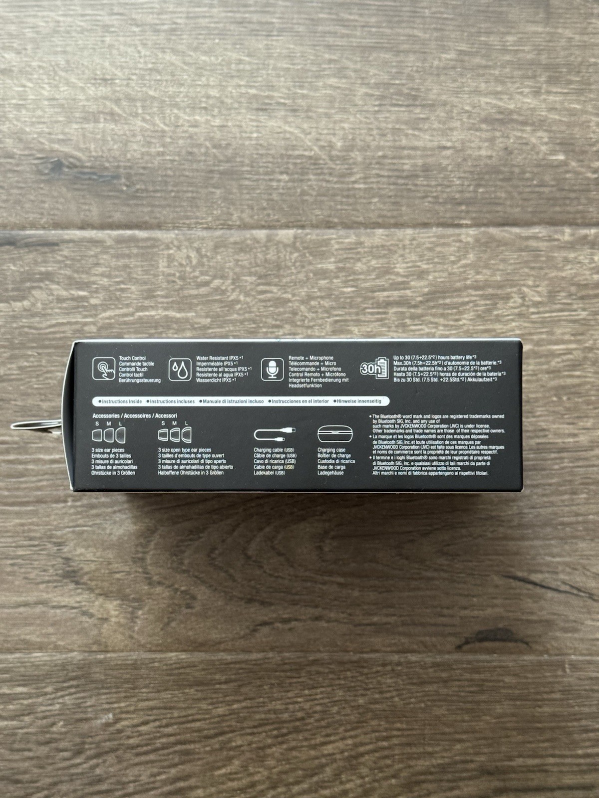 JVC Marshmallow Black In Ear True Wireless Earbuds Headphones HA-A18T Brand New