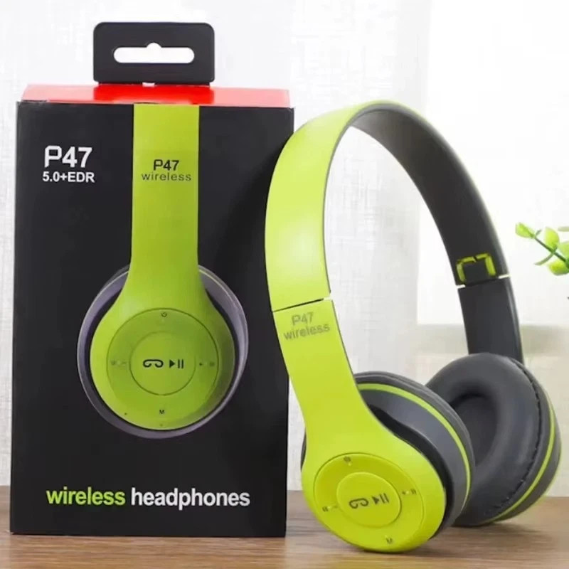 Wireless Headphones Bluetooth Noise Cancelling Stereo Earphones Over Ear Headset