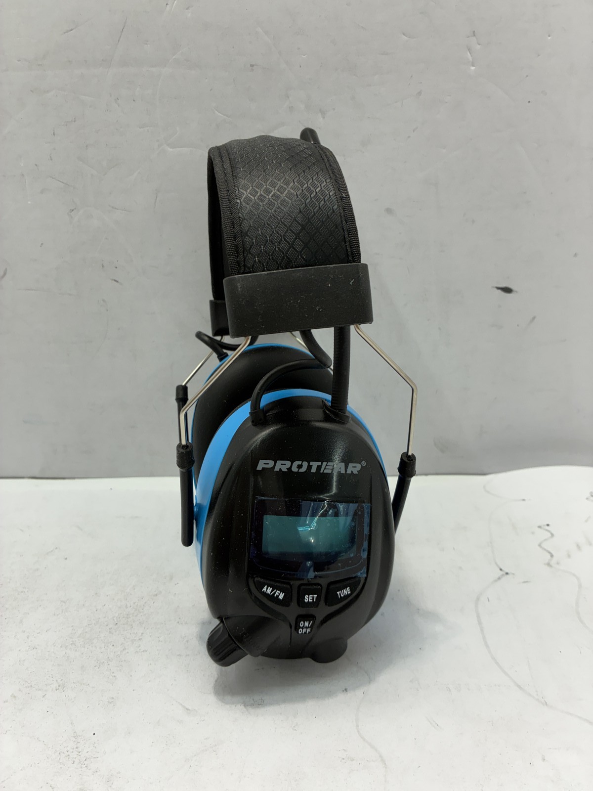 PROTEAR AM FM Hearing Protector, Ear Protection for Mowing Model E8830 blue