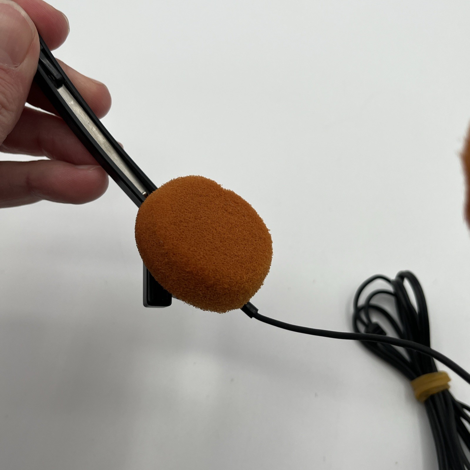 Sony TRH-1 Wired Stereo Headphones 3.5mm Jack for Walkman w/ Orange Pads, Tested