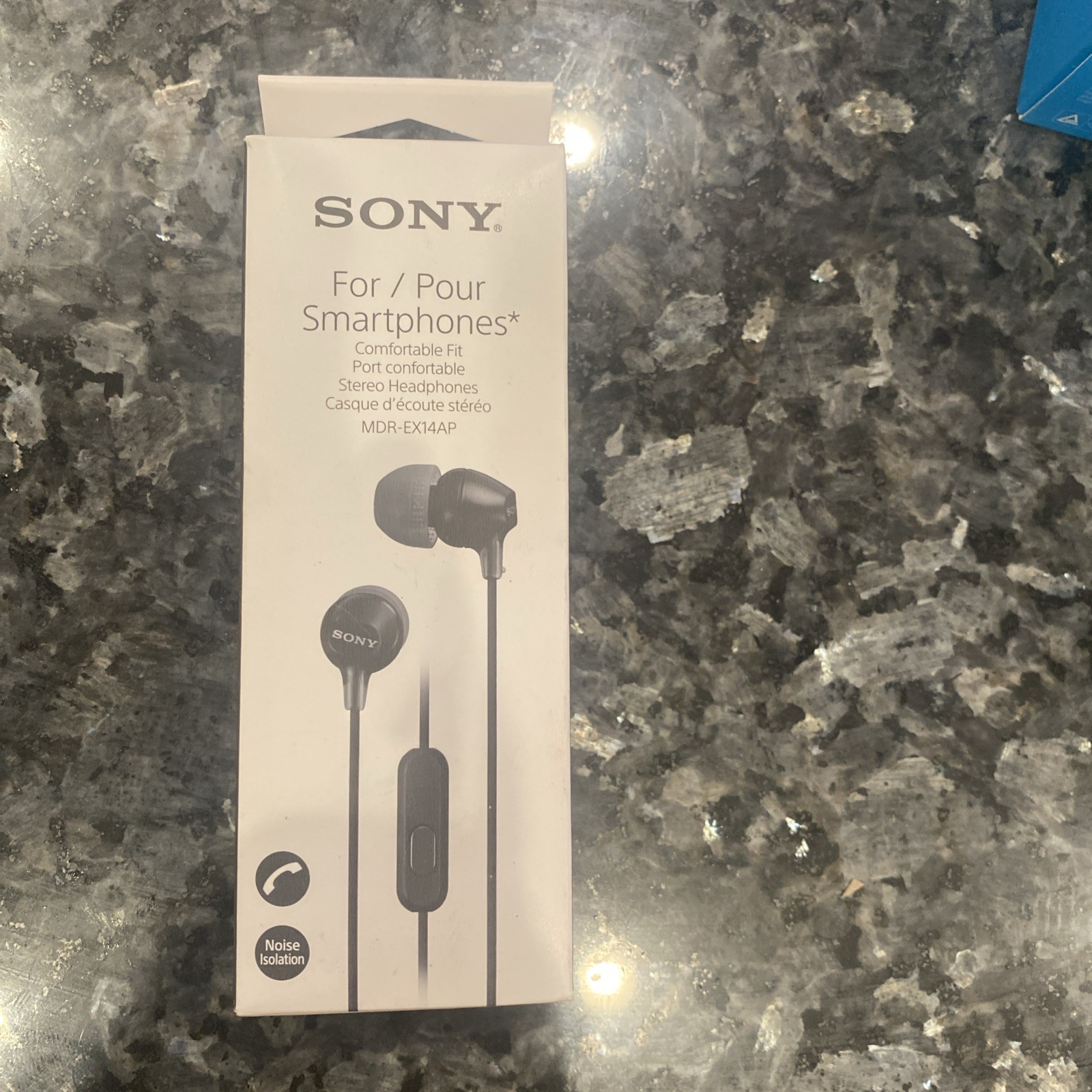NEW Sony EX14AP Stereo Wired Earbud Headphones MDREX14AP – BLACK