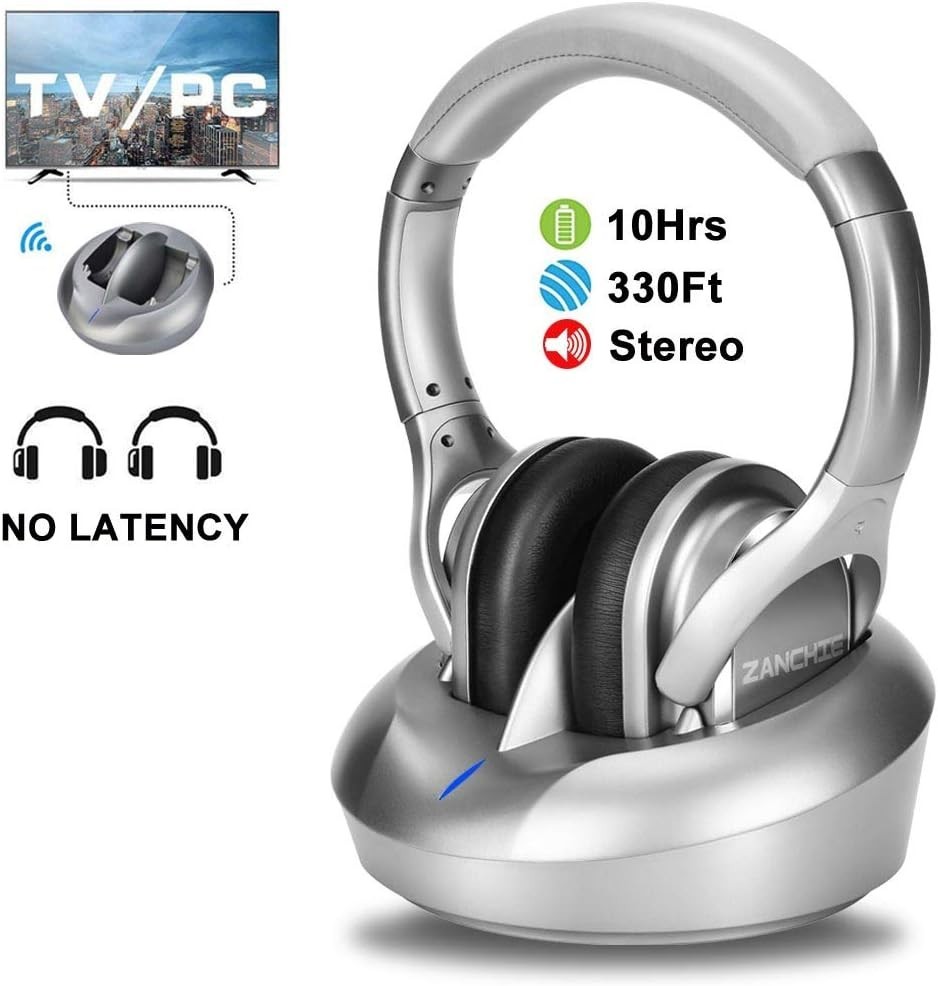 Wireless TV Headphones for Seniors – Over-Ear Design & Superior Sound