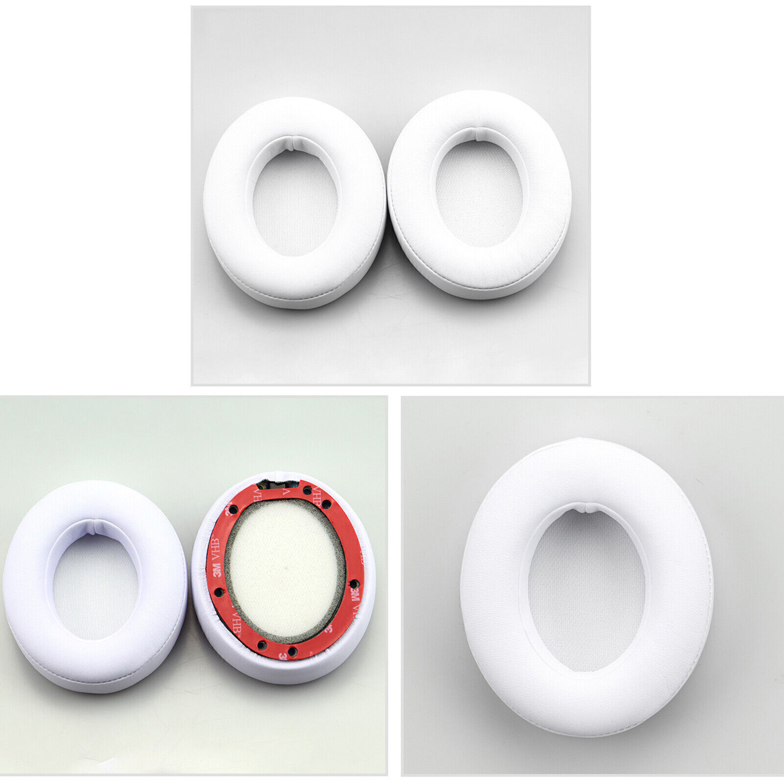 Protein Leather Ear Pads Cushion for Beats Studio 2.0/3.0 Wired Wireless Headset