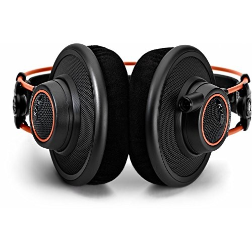 AKG K712 PRO-Y3 Model Proffesional Headphones Over Ear Type Wired Black Orange