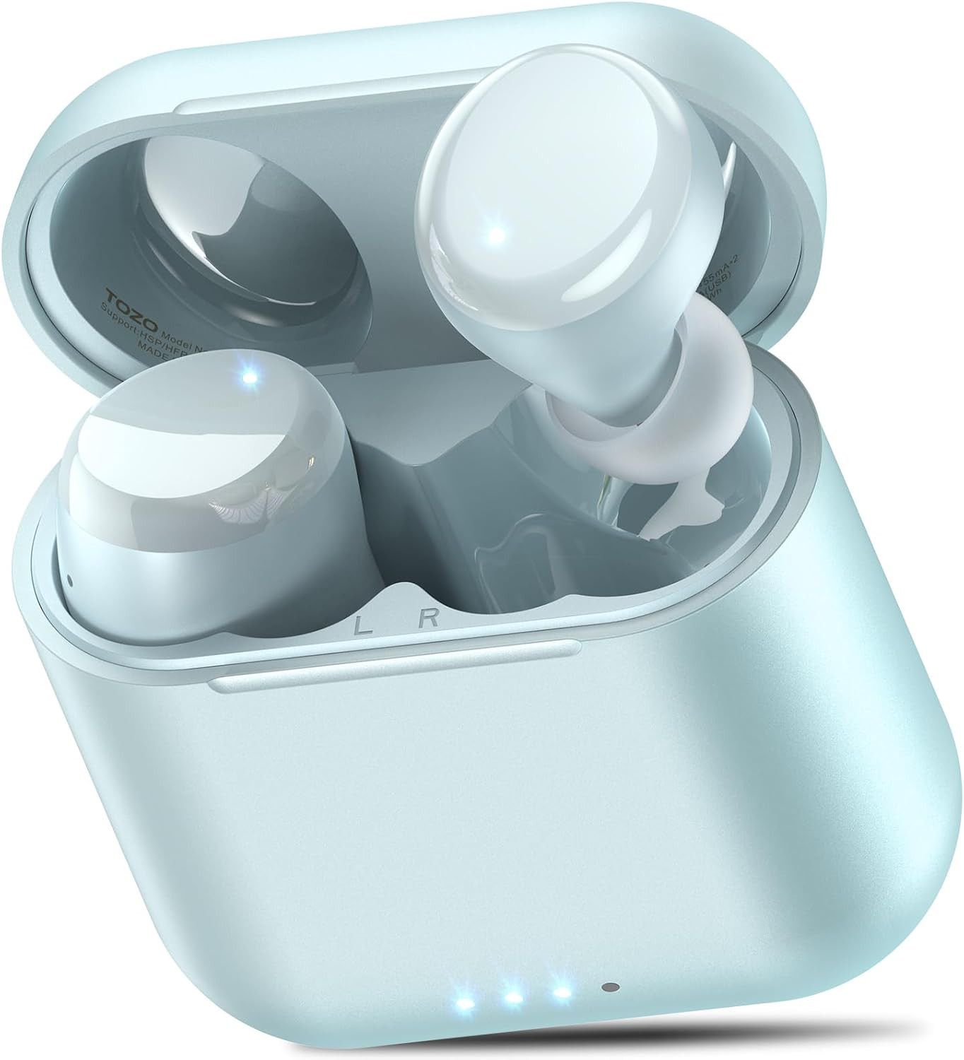 T6 Wireless Earbuds with 50H Playtime, Bluetooth 5.3, IPX8 Waterproof