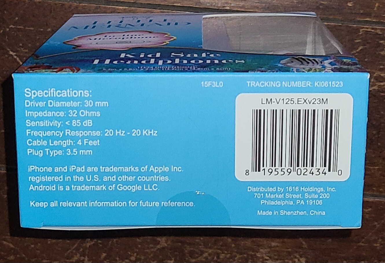 Disney’s LITTLE MERMAID Kid Safe Headphones! In-Line Microphone #KI061523