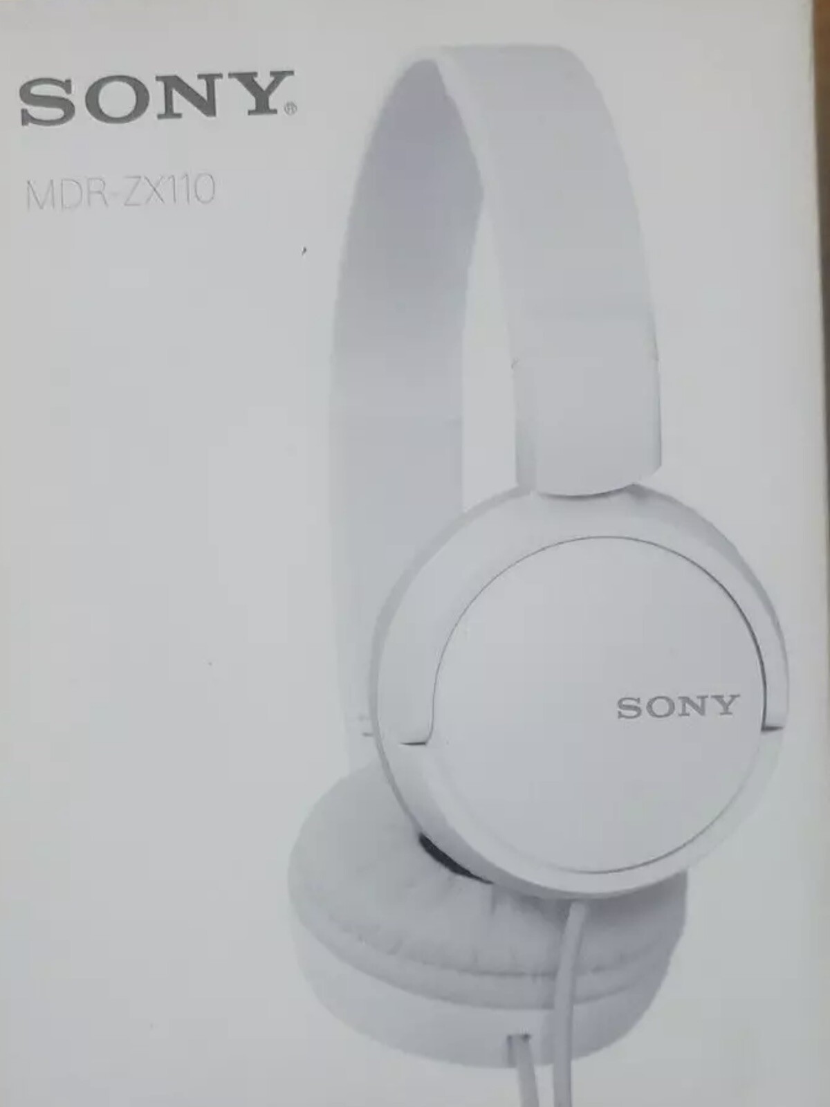 Sony MDRZX110/WHI ZX Series Stereo Headphones, MDR-ZX110 White