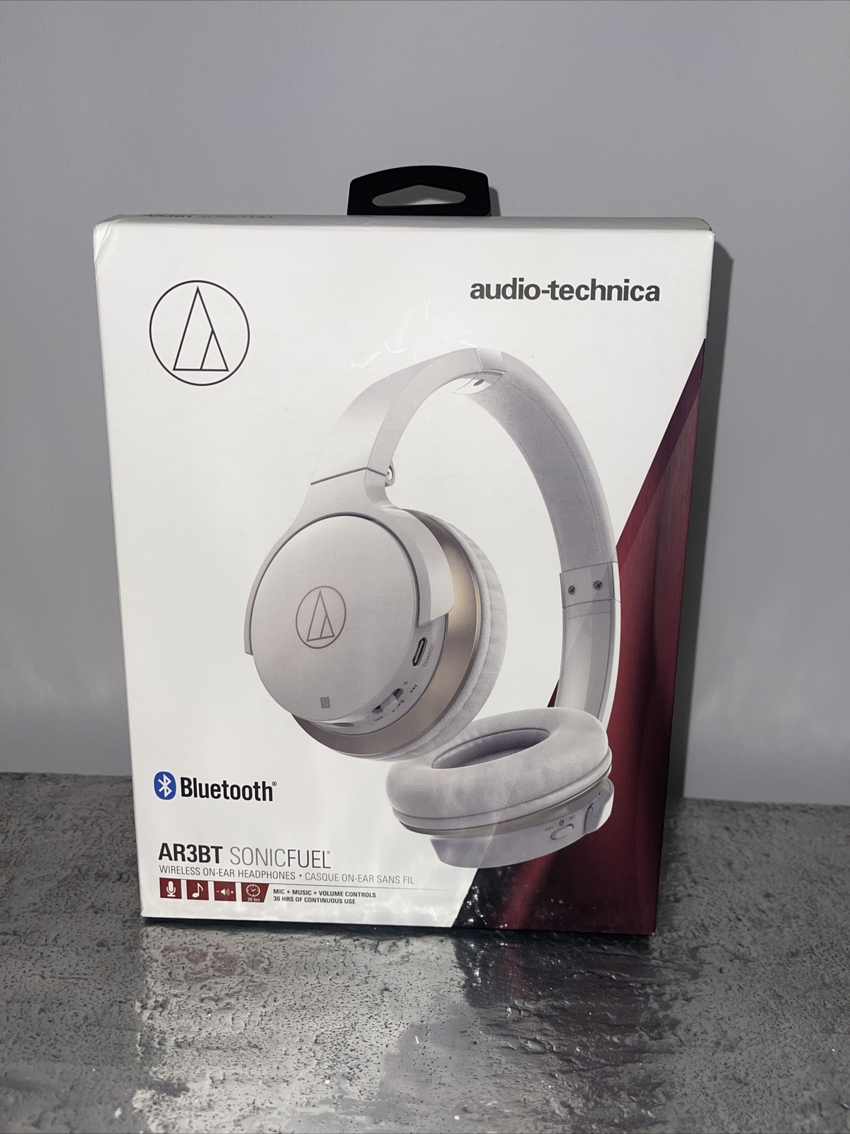Audio-Technica ATH-AR3BT SonicFuel Wireless White