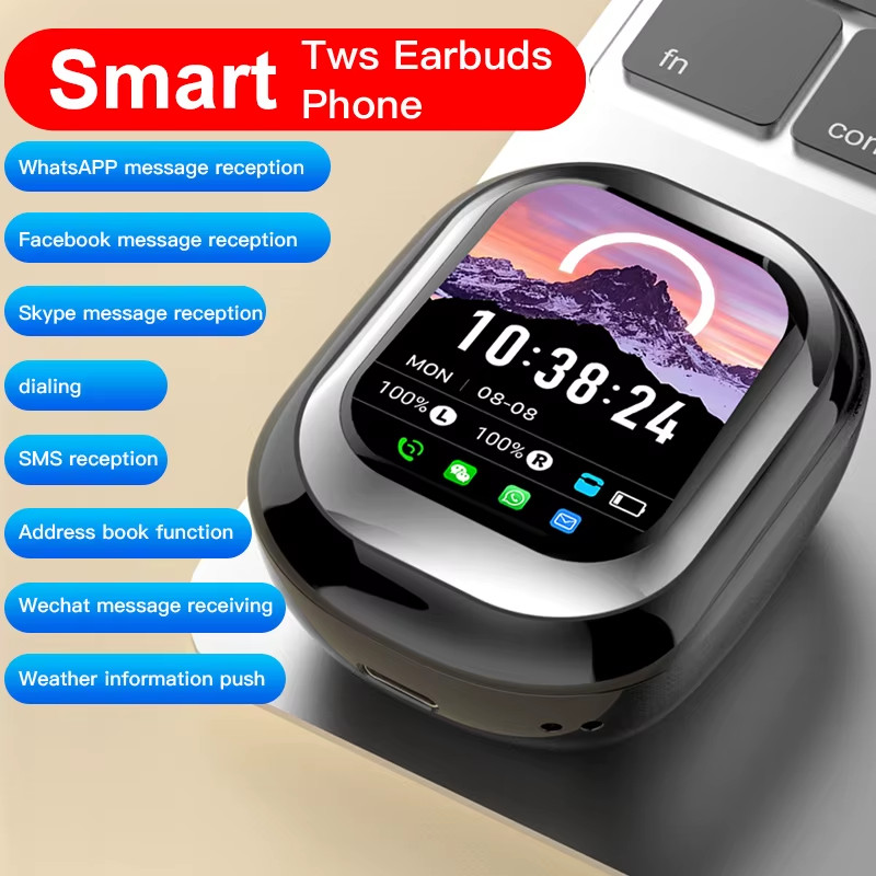 SE-ONE Smart Headphones LED FullColor Slide Touch Screen Support APP Information