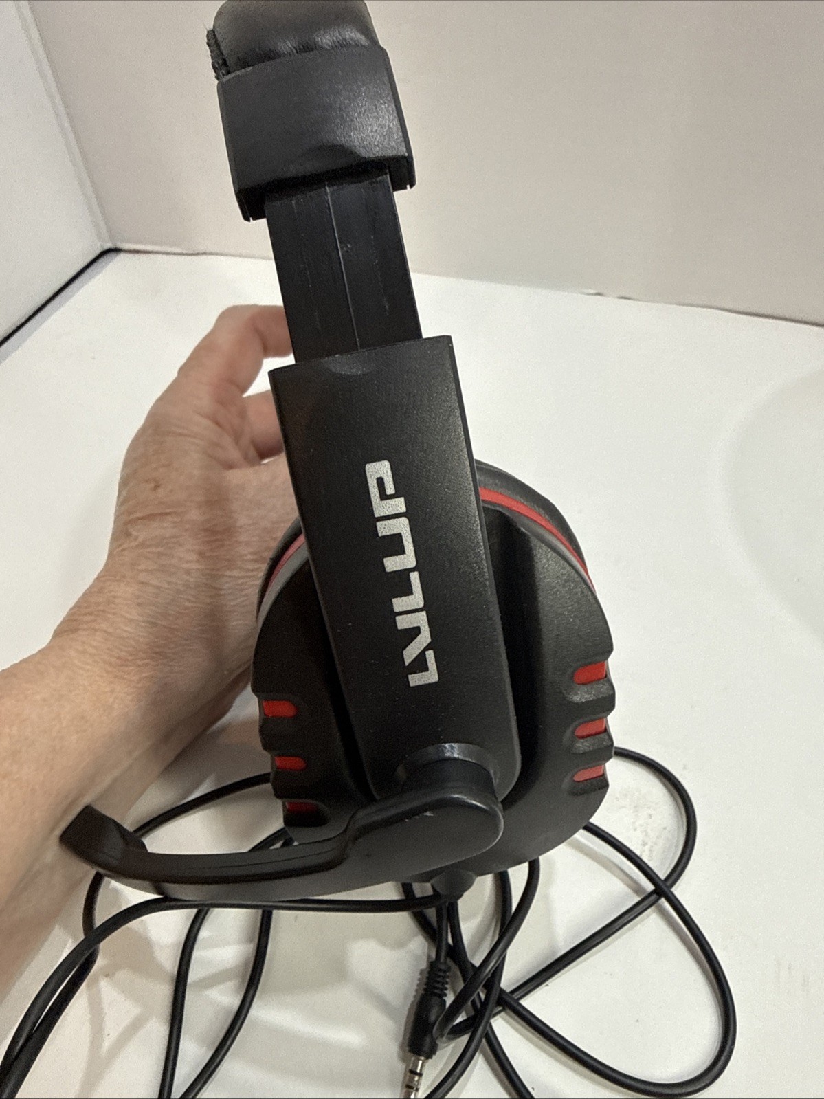 Lulup Pro Headphones Gaming Headset with Foldable Microphone 3.5mm Jack