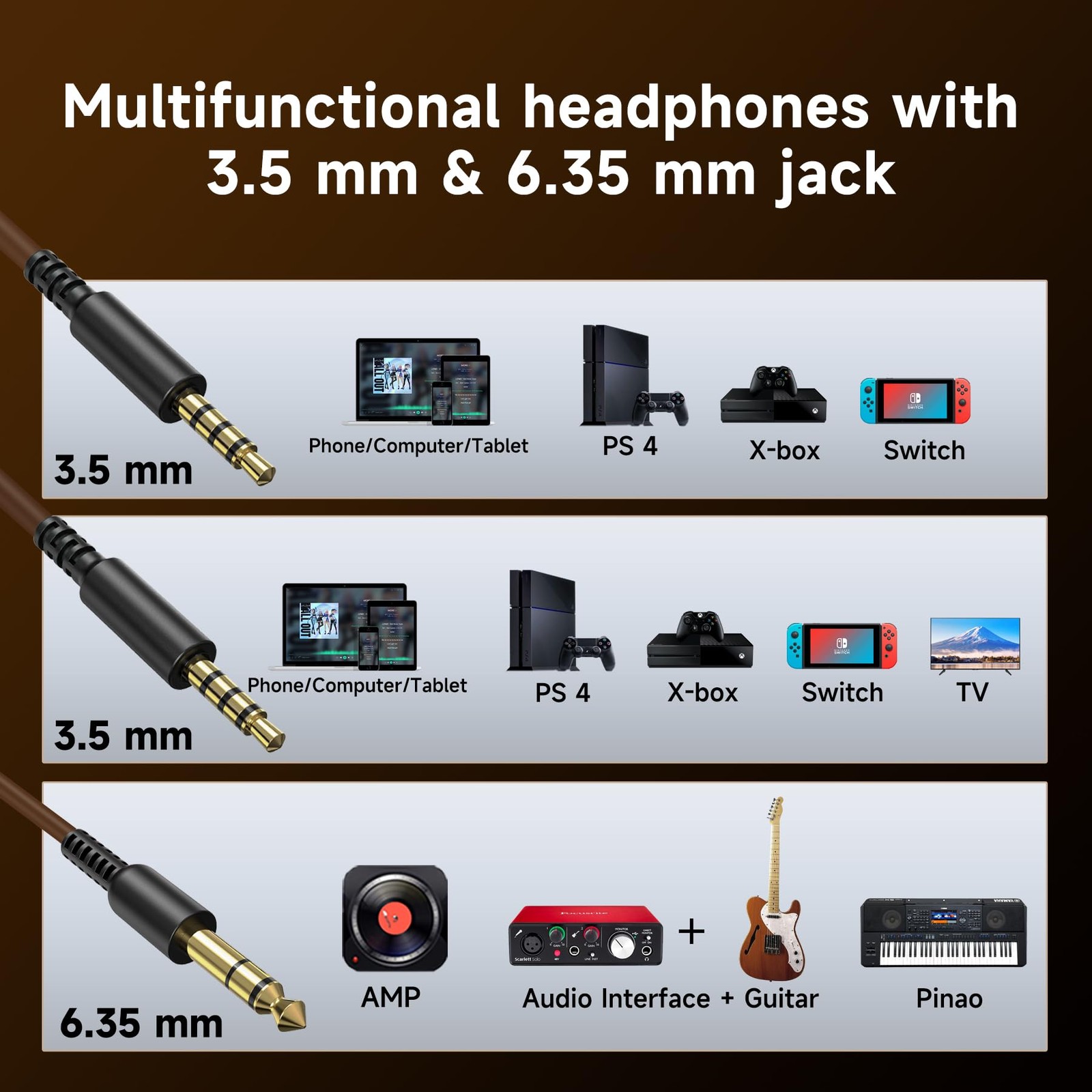 Pro30 Over Ear Wired Premium Stereo Headphone 50mm Driver Foldable Headset
