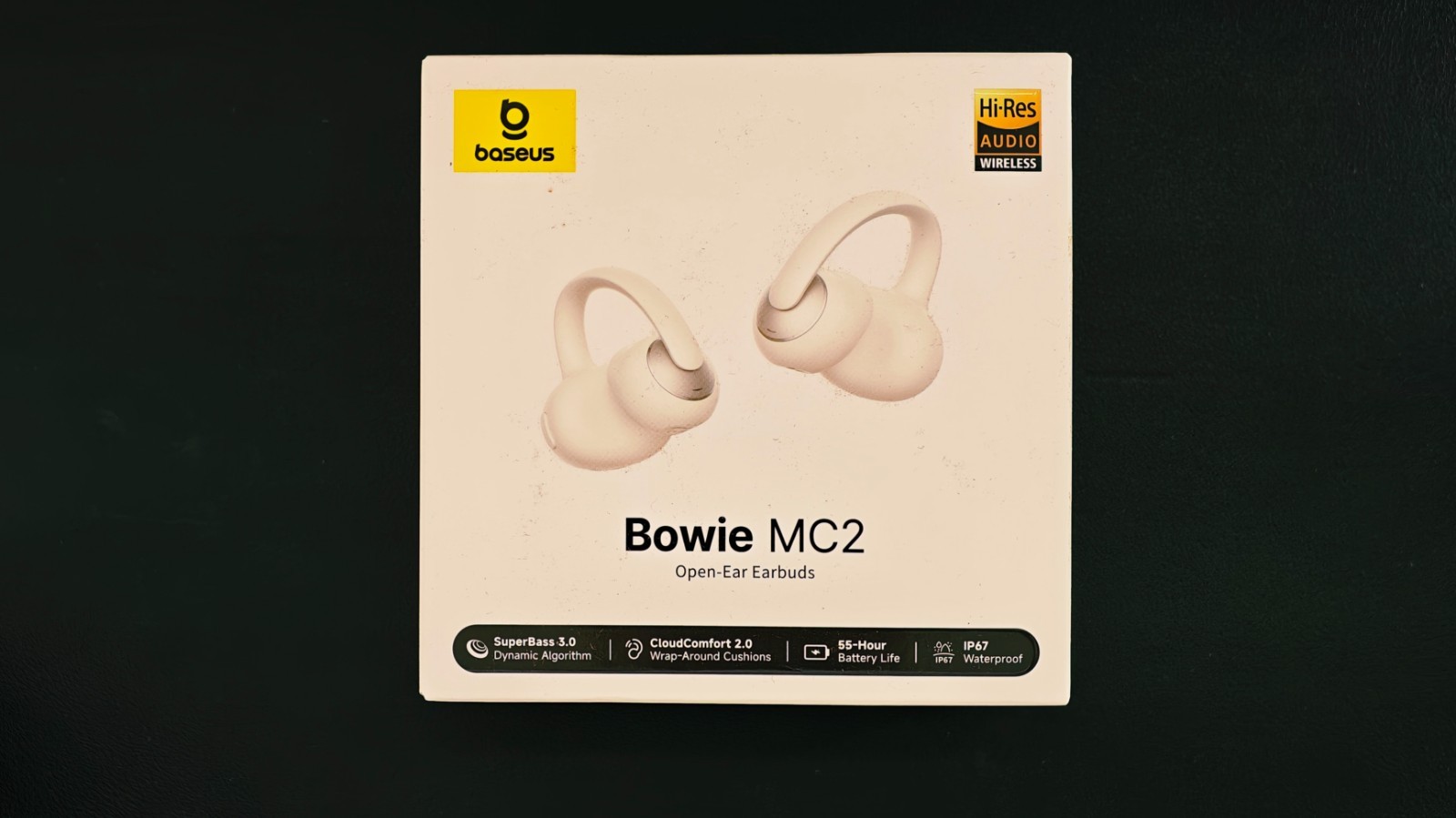 Baseus Bowie MC2 Open-Ear True Wireless Earbuds Stellar White New