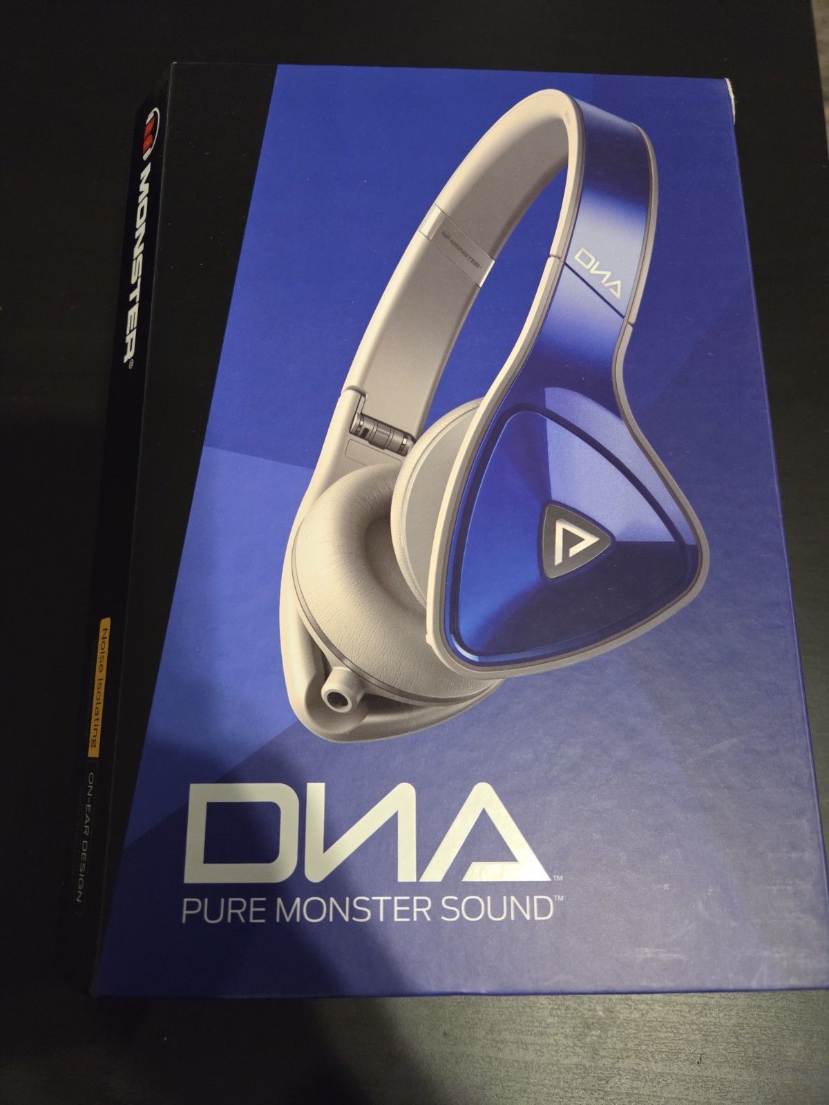 Monster DNA On-Ear Headphones Cobalt Blue Light Gray Bud Light Special Edition