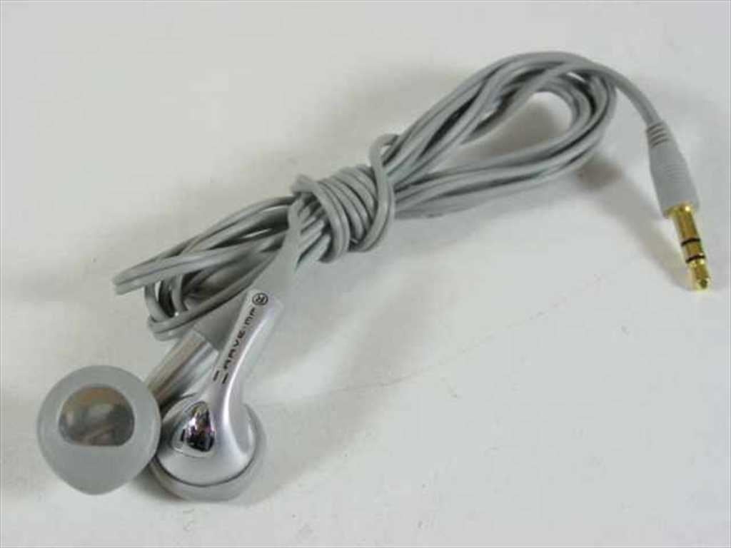 Rave-MP Mini Stereo Headphones with 1/8″ 3.5mm Jack and 4-ft Cord Silver