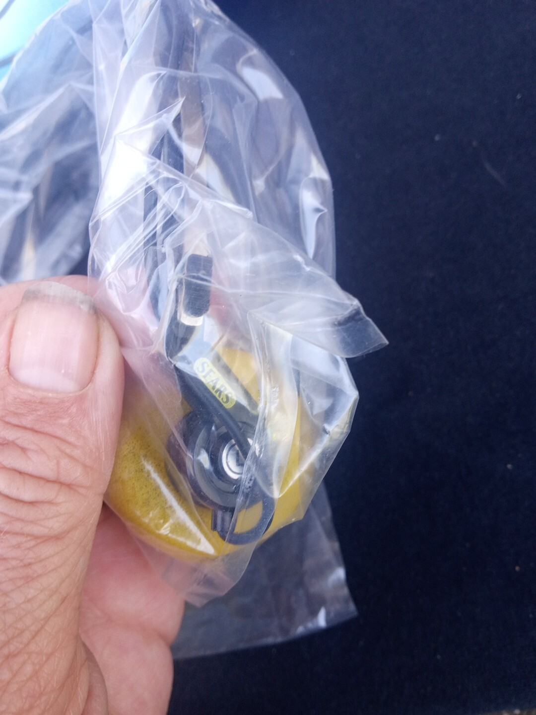 Vintage Sears Stereo Headphones 9457 Taiwan Yellow