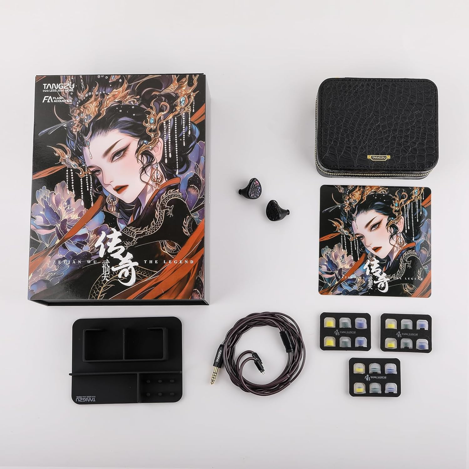 TANGZU Zetian Wu Legend Dual Planar In-Ear Monitors,Hifi Wired Earbuds, 14.2Mm a