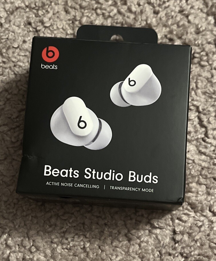 Beats by Dr. Dre Studio Buds – Active Noise Cancelling | White | MJ4Y3LL/A