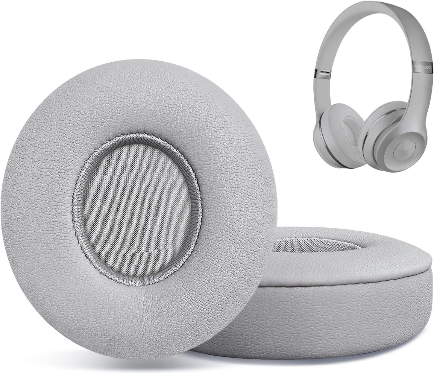 Replacement Ear Pads for Solo 2 / Solo 3 On-Ear Headphones – Memory Foam Cushion