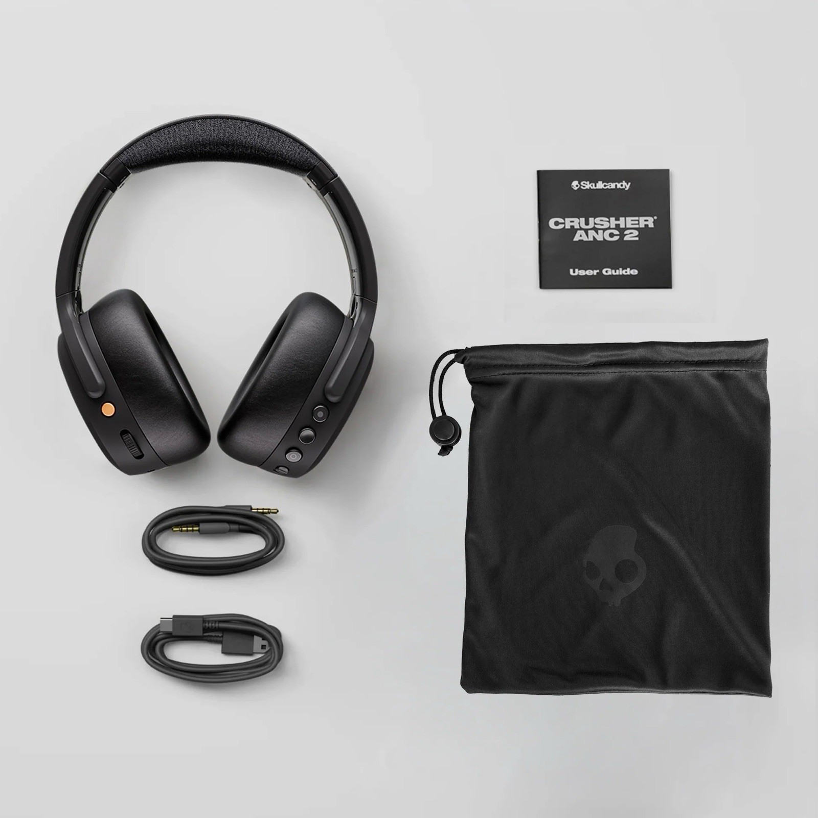Skullcandy Crusher ANC 2 Noise Canceling Wireless Headphones Black FREE SHIPPING