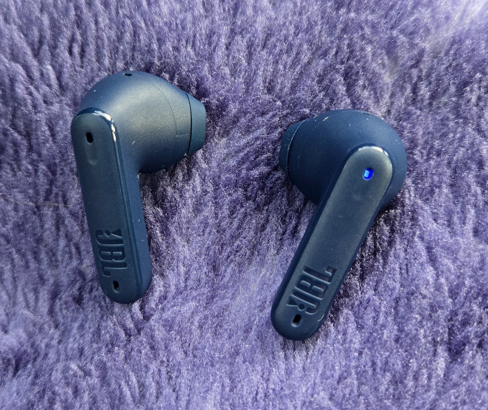 JBL Tune Flex Wireless Bluetooth Earbuds Used Blue #1