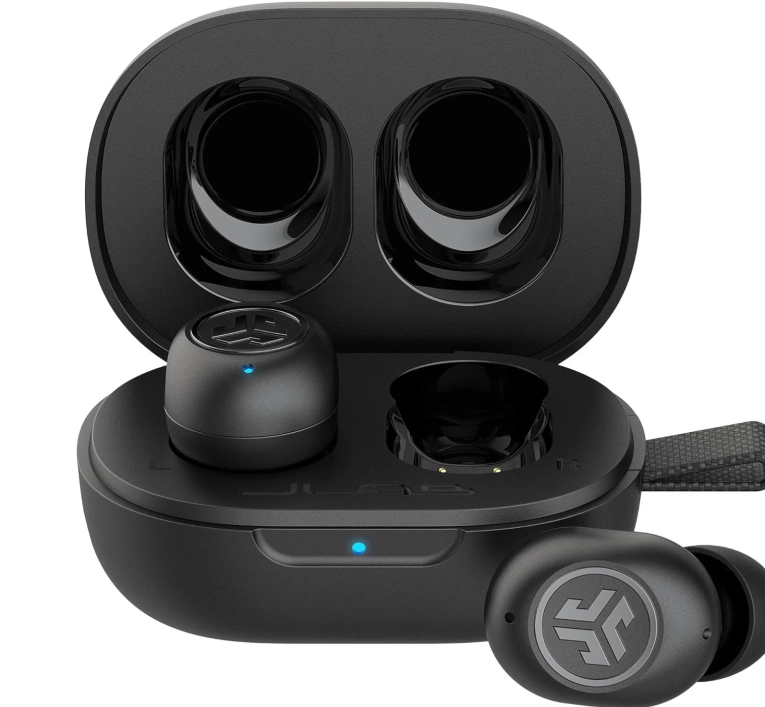 JBuds Mini True Wireless Bluetooth Earbuds + Charging Case, Crystal Clear Calls