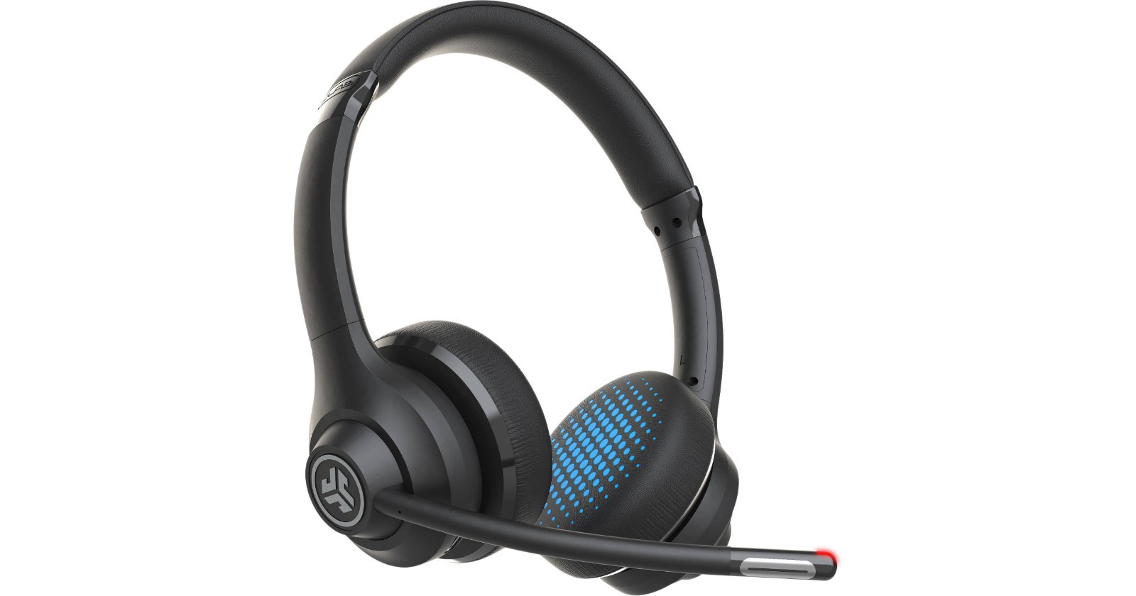 JLAB Go Work BLK4 Wireless Or Wired Microphone Office Headset Black