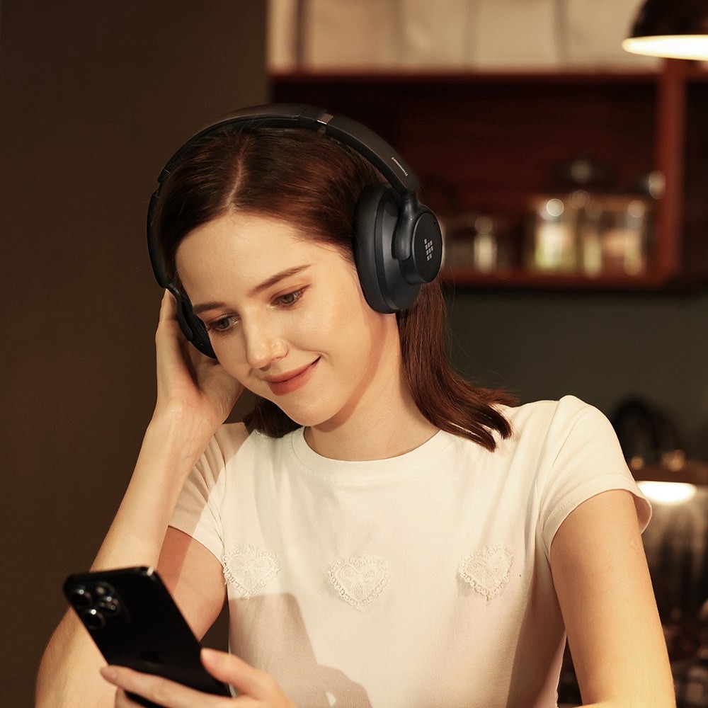 Tronsmart Q20S Headphones Wireless Over-Ear Heads Active Noise Cancelling Audio