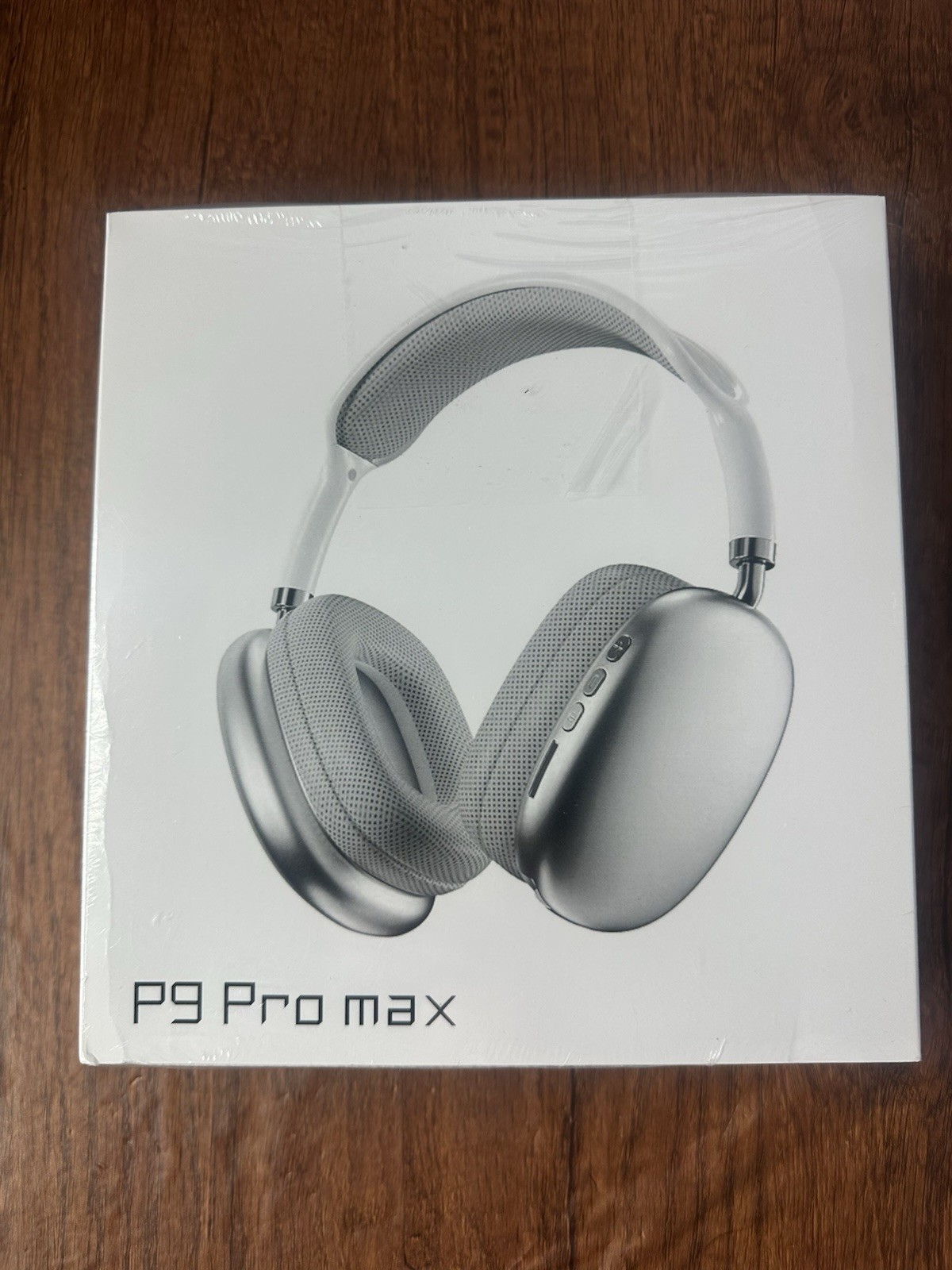 P9 Pro Max Wireless Bluetooth Over-Ear Headphones Silver New Sealed