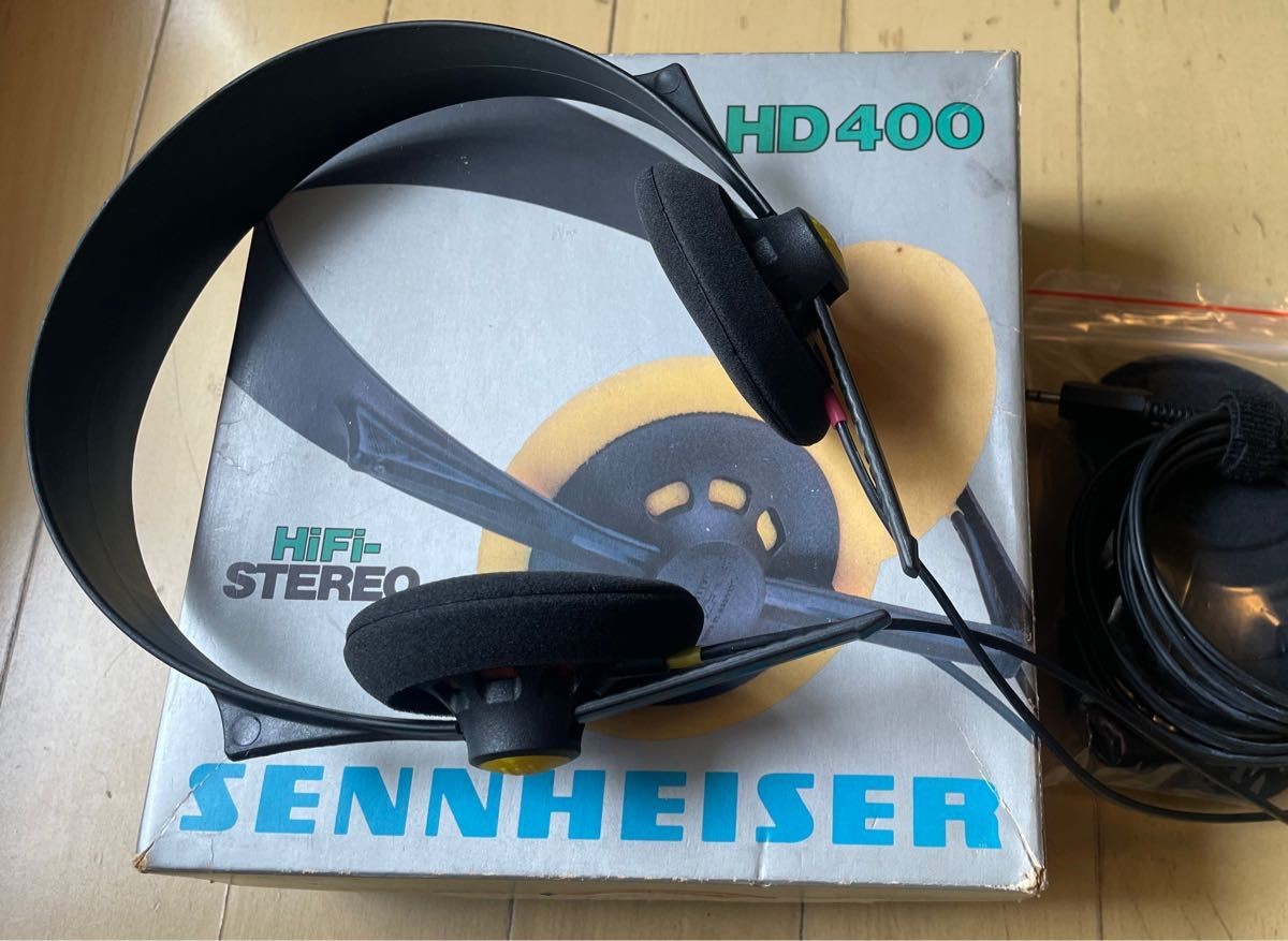 Sennheiser HD400 Open Air Vintage Headphones Germany Box Pads Used