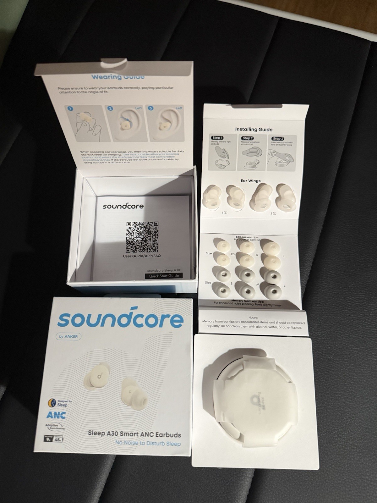 Soundcore A30 by Anker Sleep Earbuds, Noise Cancelling, Adaptive Snore Masking