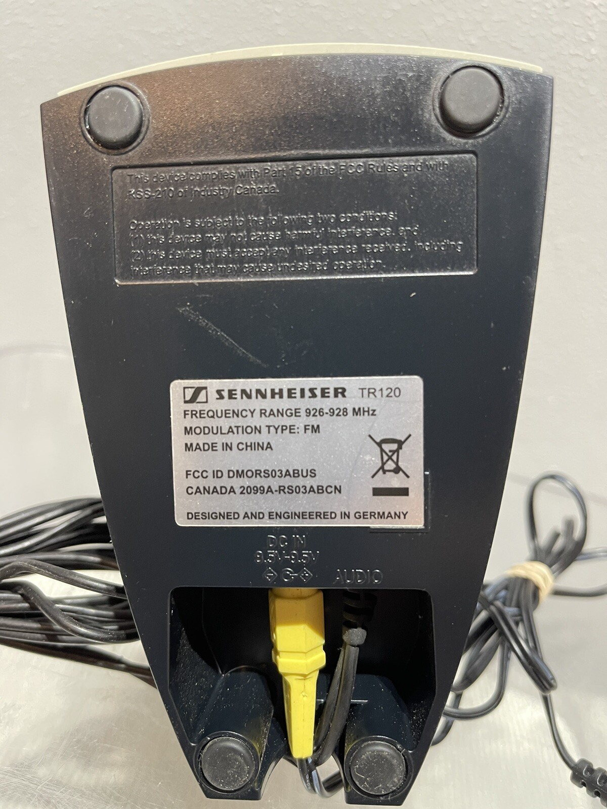 Sennheiser TR120 Transmitter Charging Dock Cradle ONLY for HDR120 Headphones