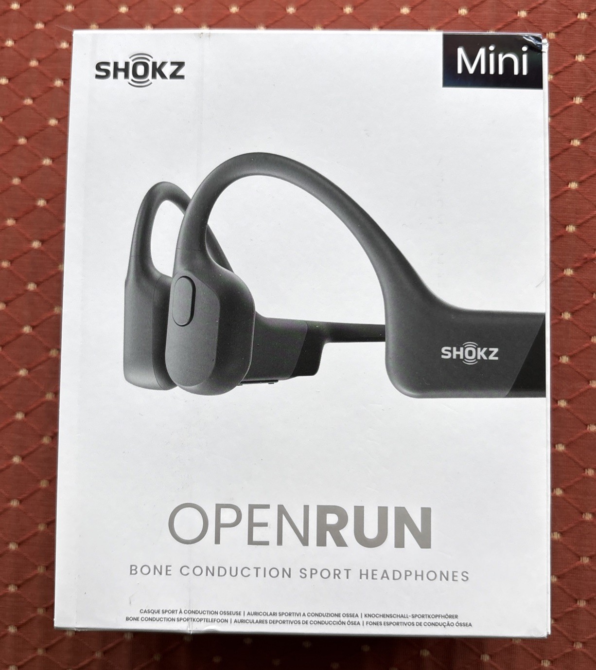 Shokz – OpenRun Mini Bone Conduction Sports Headphones Black + Carrying Case