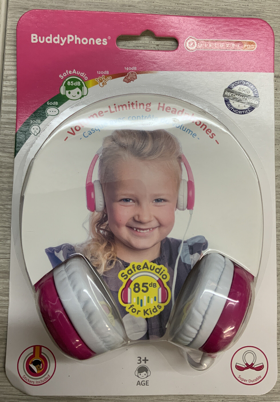 ✅ Buddyphones Standard Wired Kids Headphones, New,