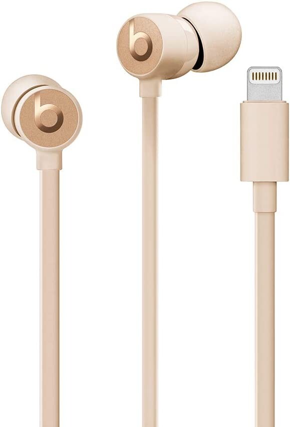 Apple Beats Dr Dre UrBeats 3 In Ear Earphones with Lightning Connector – Gold
