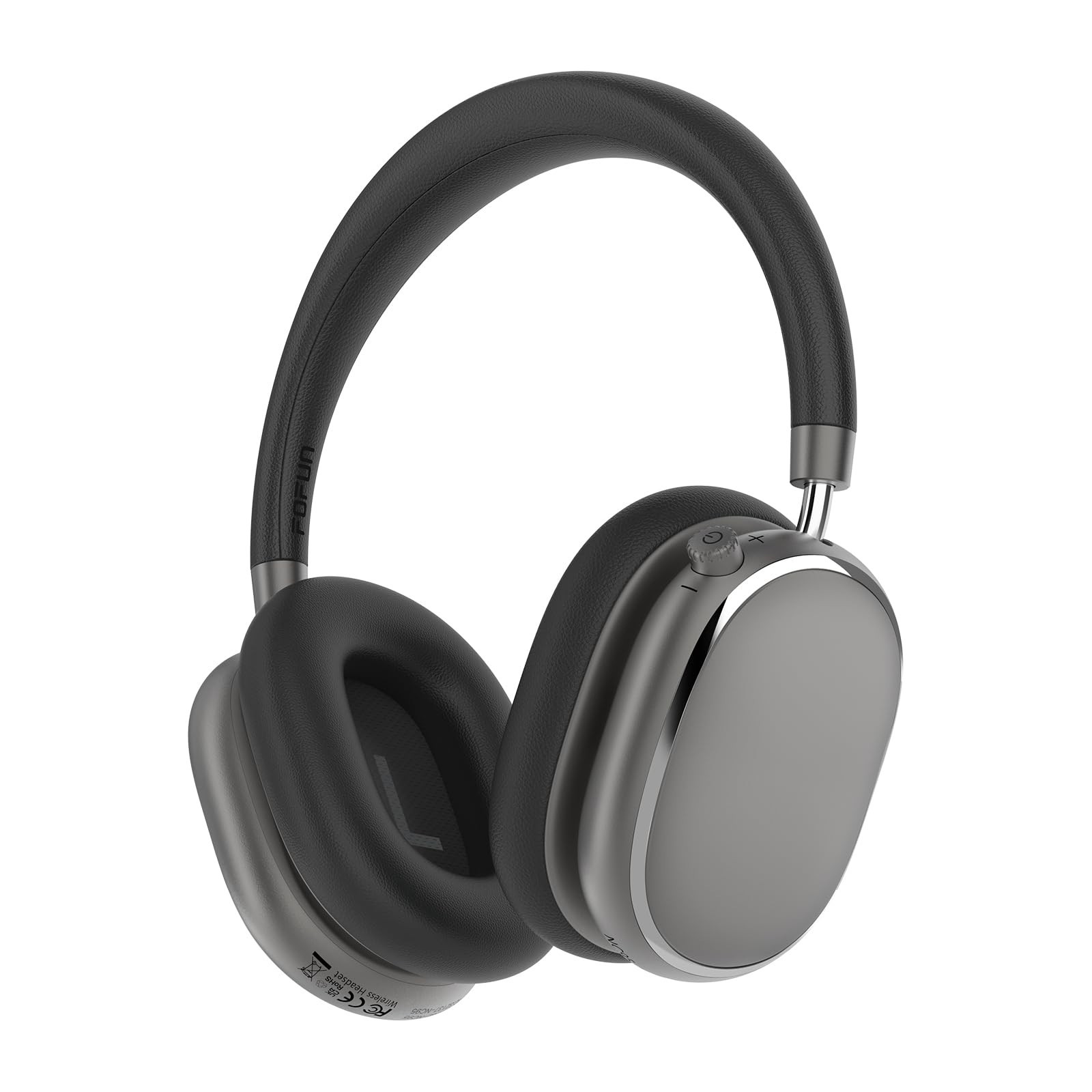 Hybrid Active Noise Cancelling Headphones, 120H Playtime, Bluetooth 6.0, App Con