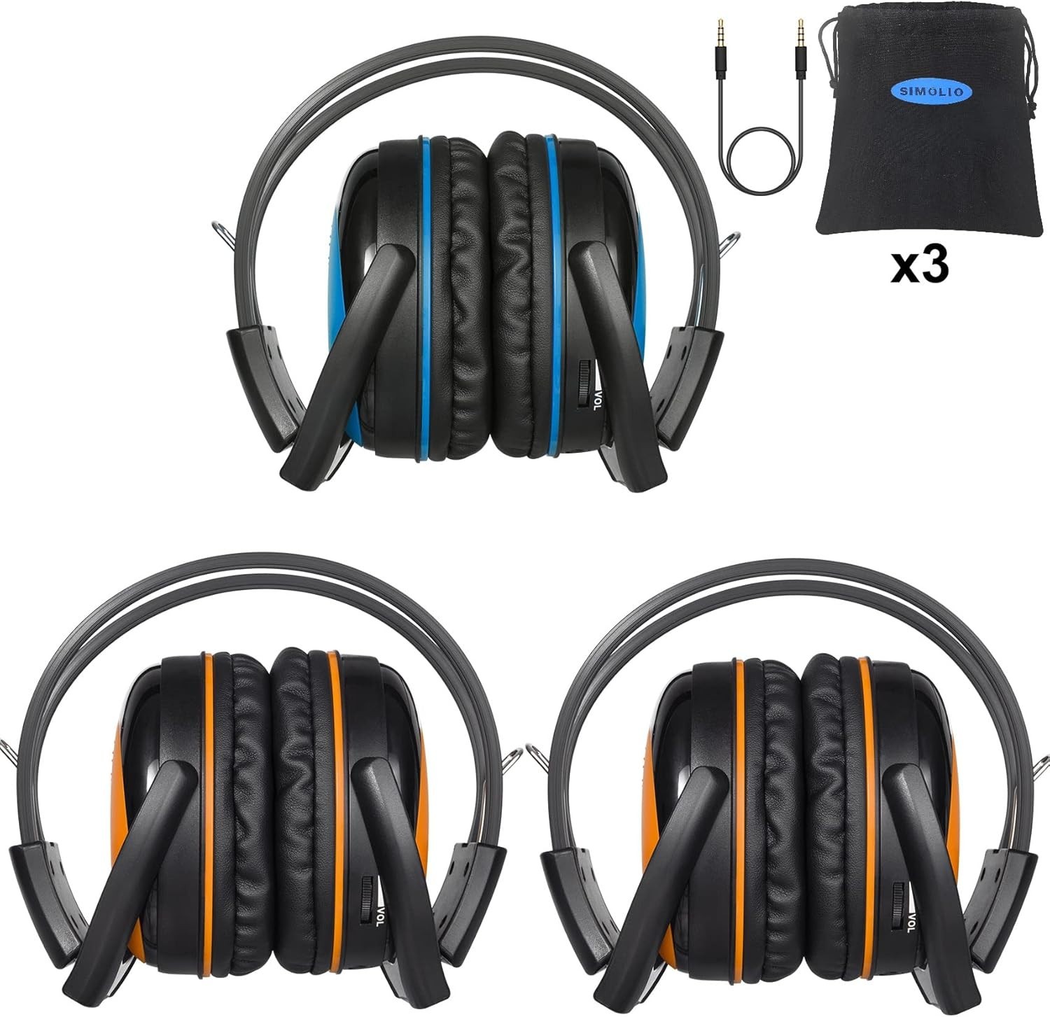 Dynamic Driver On-Ear Headphones for Kids, Foldable Design and Media Control