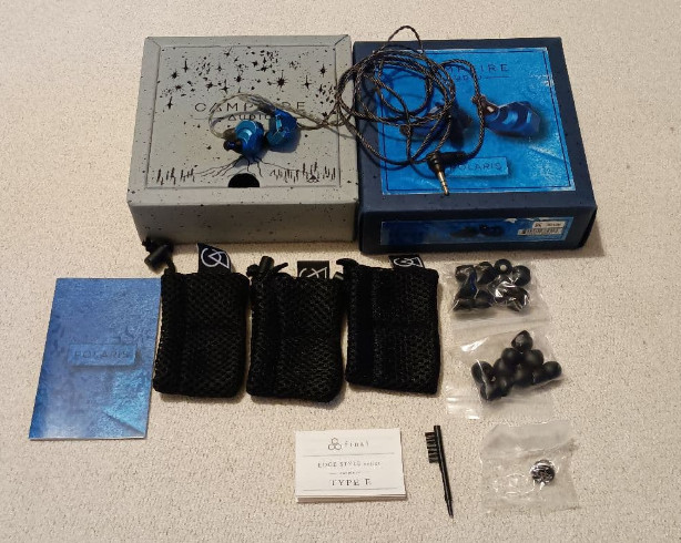 Campfire Audio Polaris II Hybrid In-Ear Monitors Blue from Japan Used JP