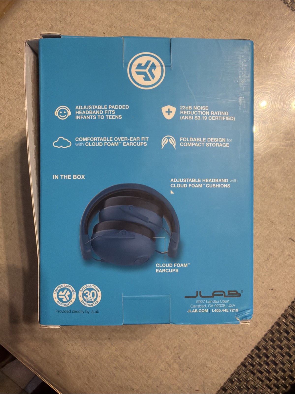 JlAB – JBuddies Protect Kids Hearing Protection Earmuffs – 23dB – Adjustable