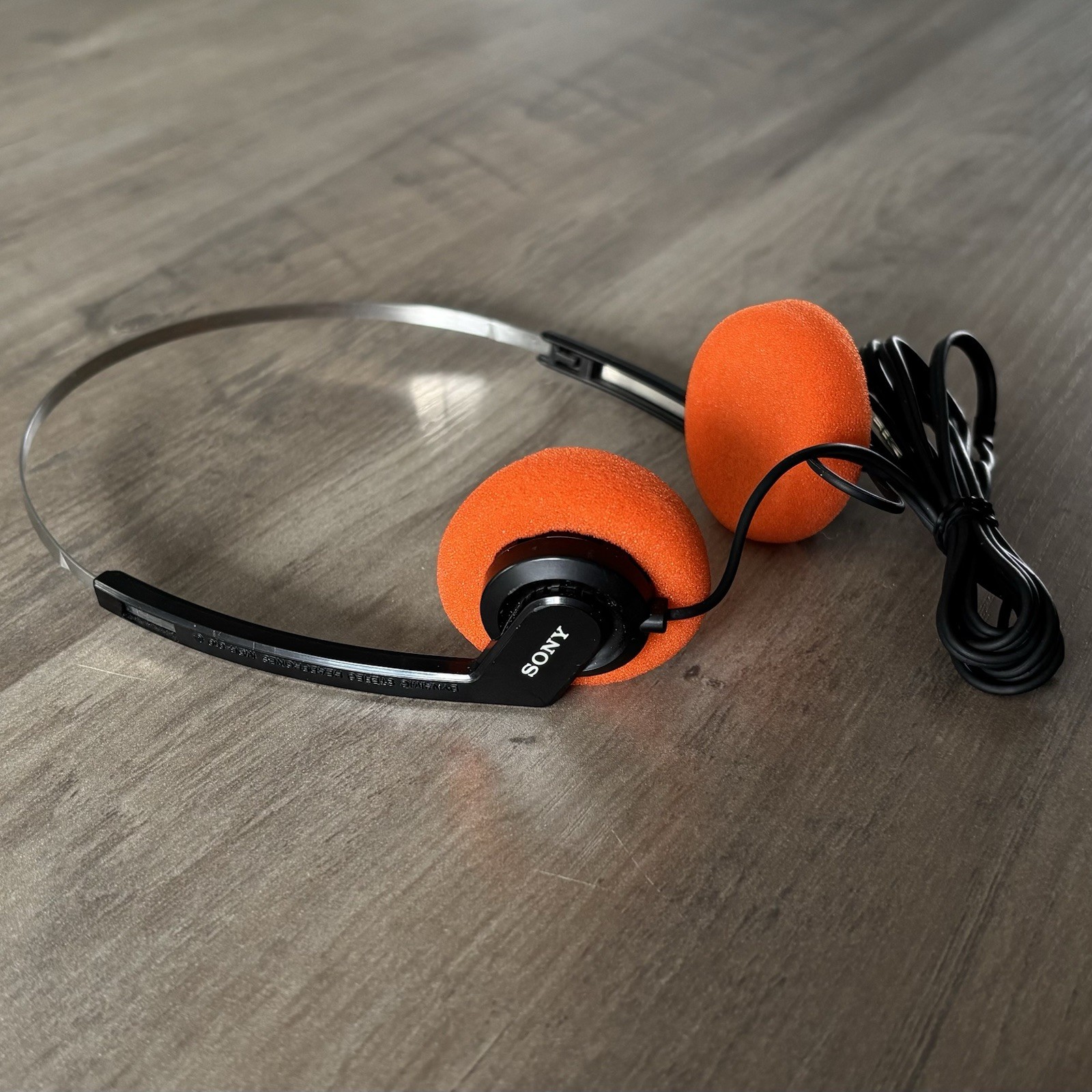 Sony MDR-010 Walkman Headphones Orange New Pads – Guardians of the Galaxy