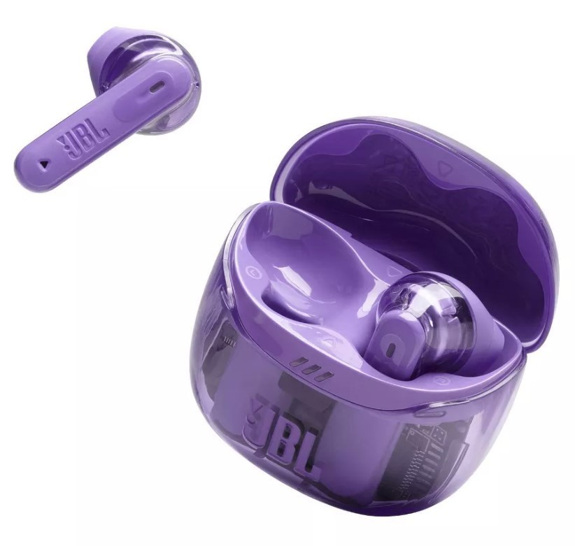 JBL Tune Flex 2 – Ghost Mauve – Excellent Condition