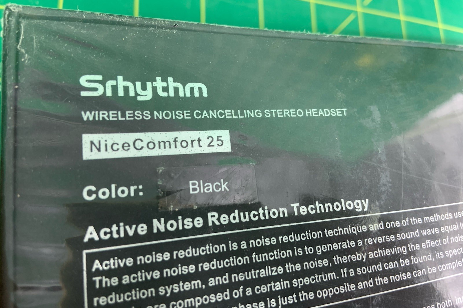 Srhythm Nice Comfort NC25 Bluetooth Wireless Noise Cancel Stereo Headphones New