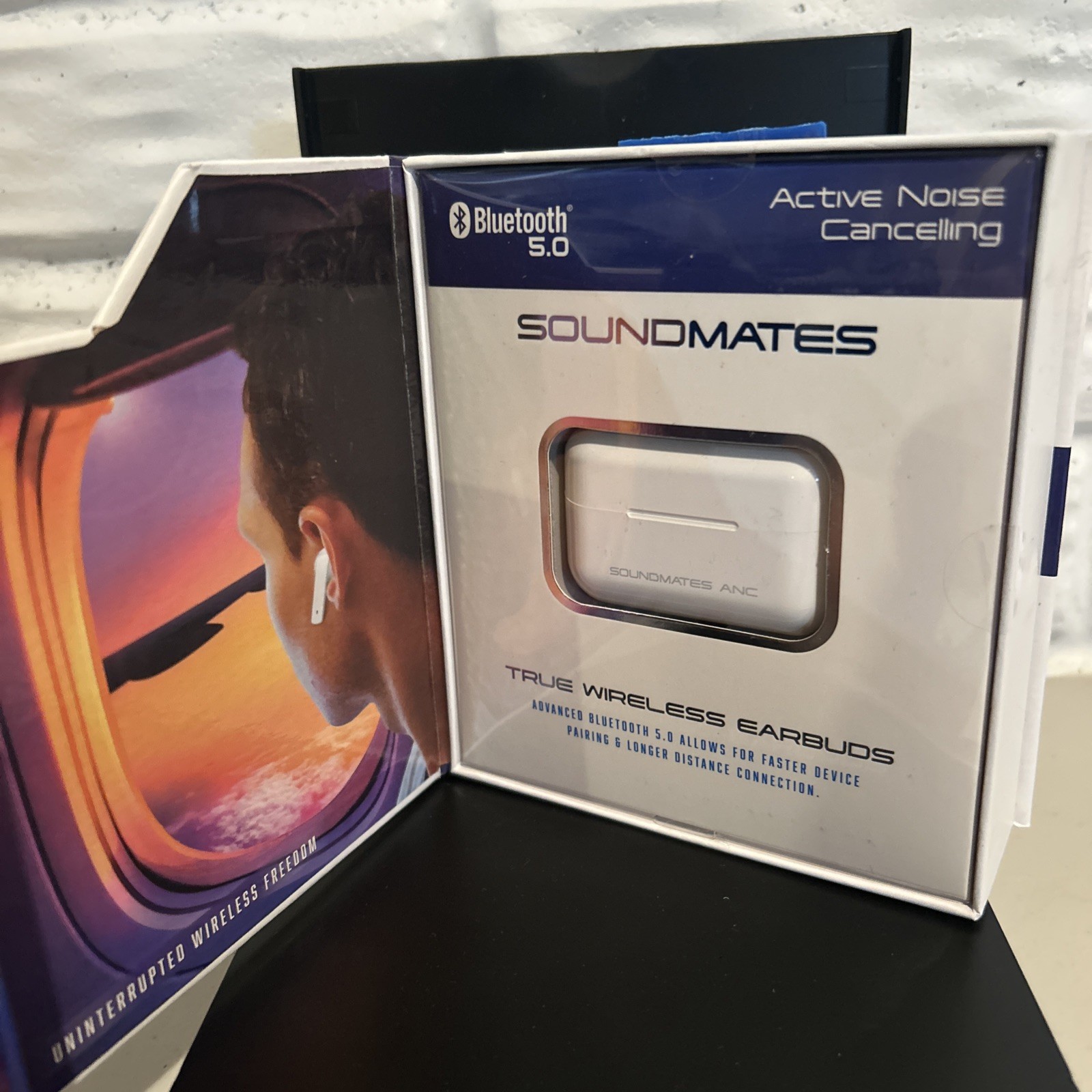 Pro Anc Sound Mates Wireless Earbuds Noise Canceling, Sweat Resist, 5 Hour Music