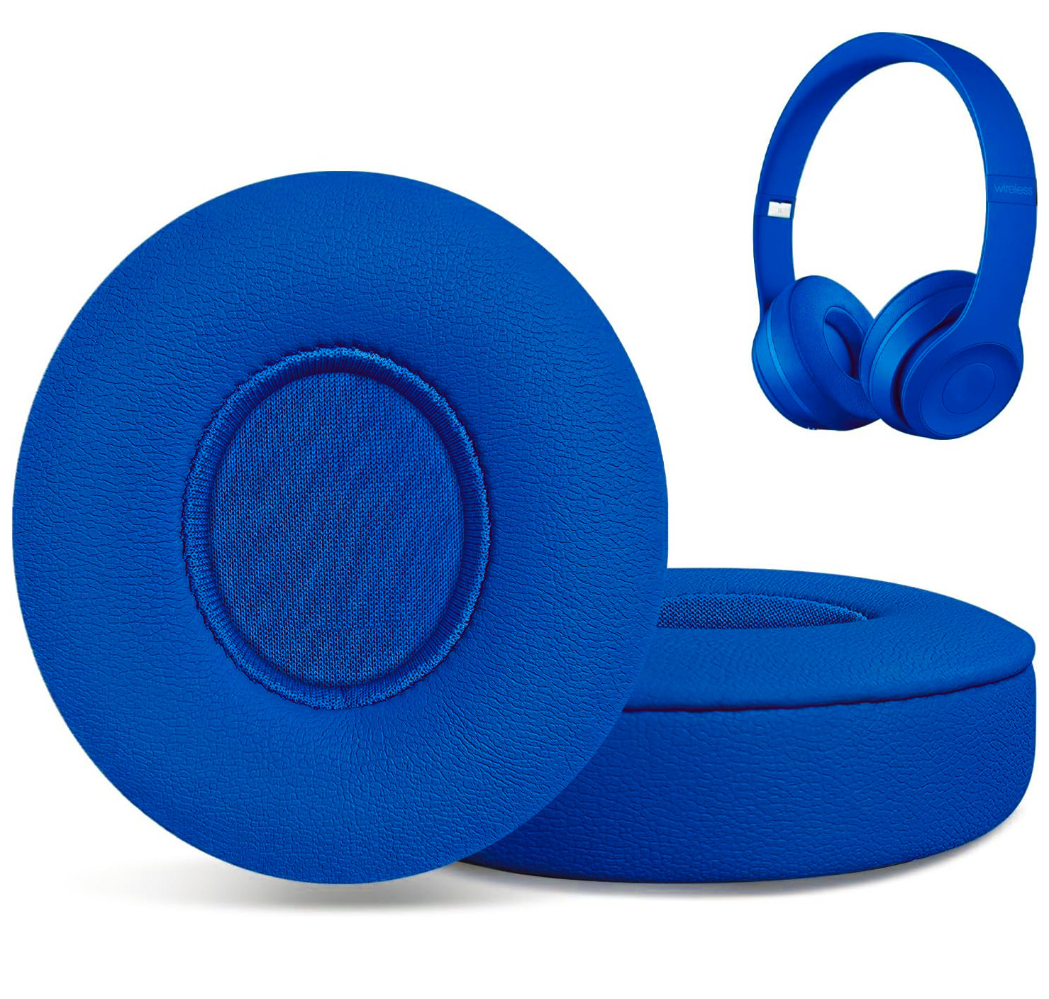 Replacement Ear Pads for Solo 2 / Solo 3 On-Ear Headphones – Memory Foam Cushion