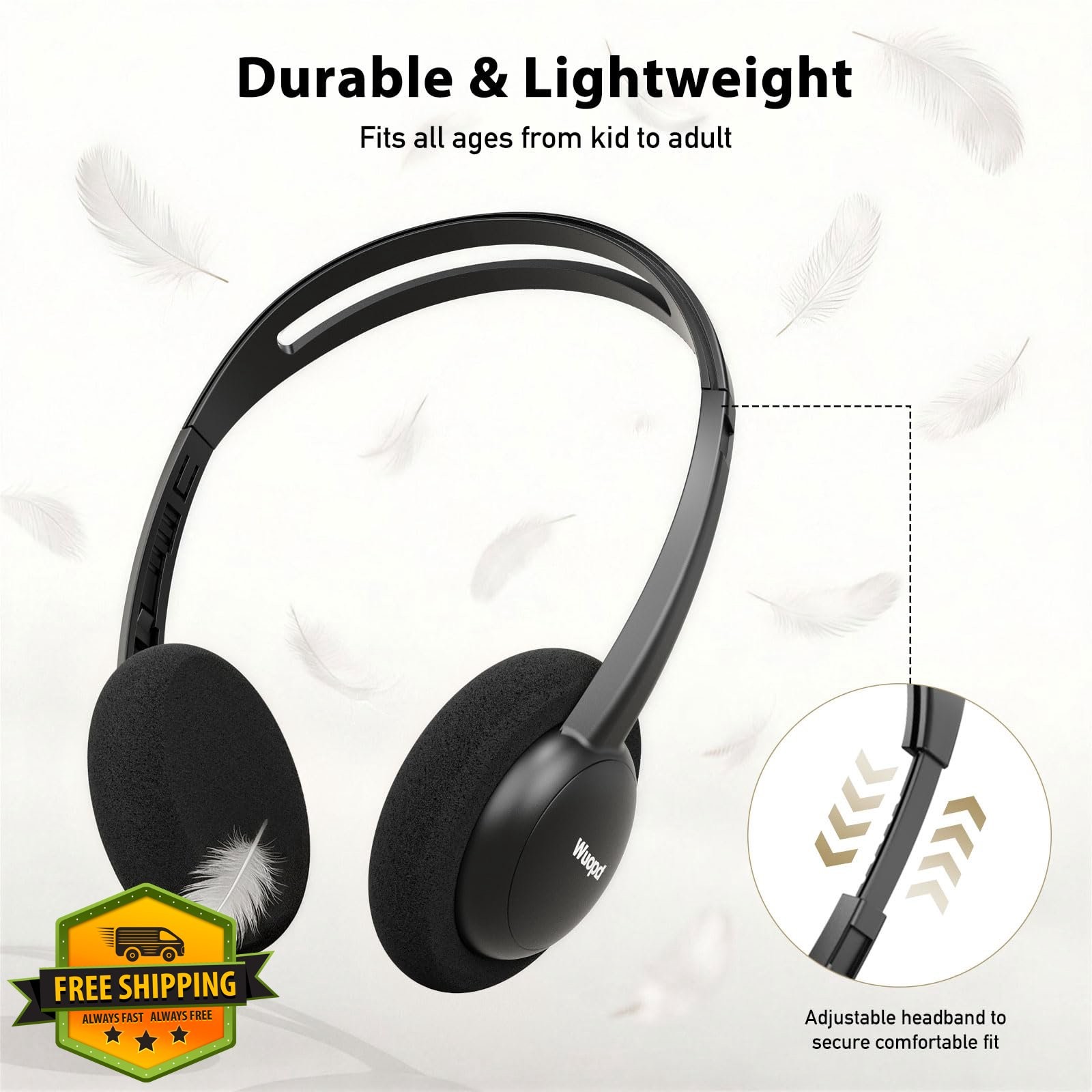 Wuopzf USB-C Wired Headphones w/Mic In-Line Control Type-C Phone PC