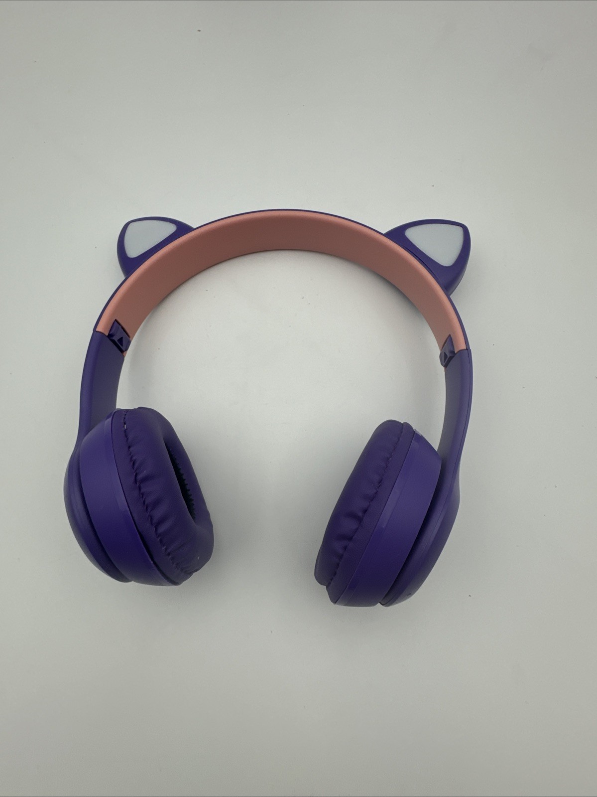 Cat Ear Wireless Headphones Purple