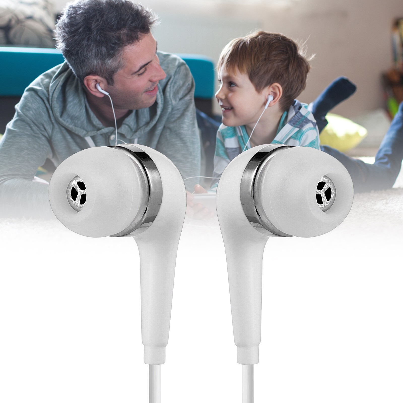 10 Pack Aux Earbuds Earphones 3.5mm Wired Headphones Noise Isolating Earphone