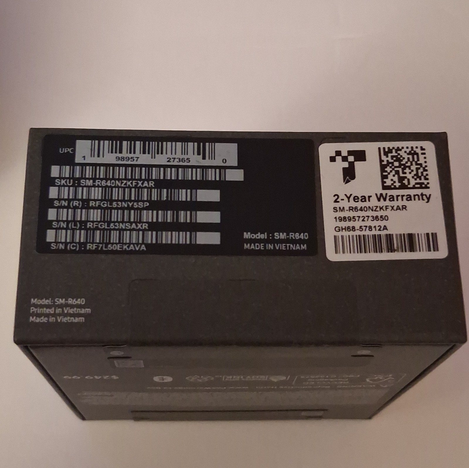 Samsung Galaxy Buds4 Pro Bluetooth In-Ear Earbuds ANC Mic Touch, Black