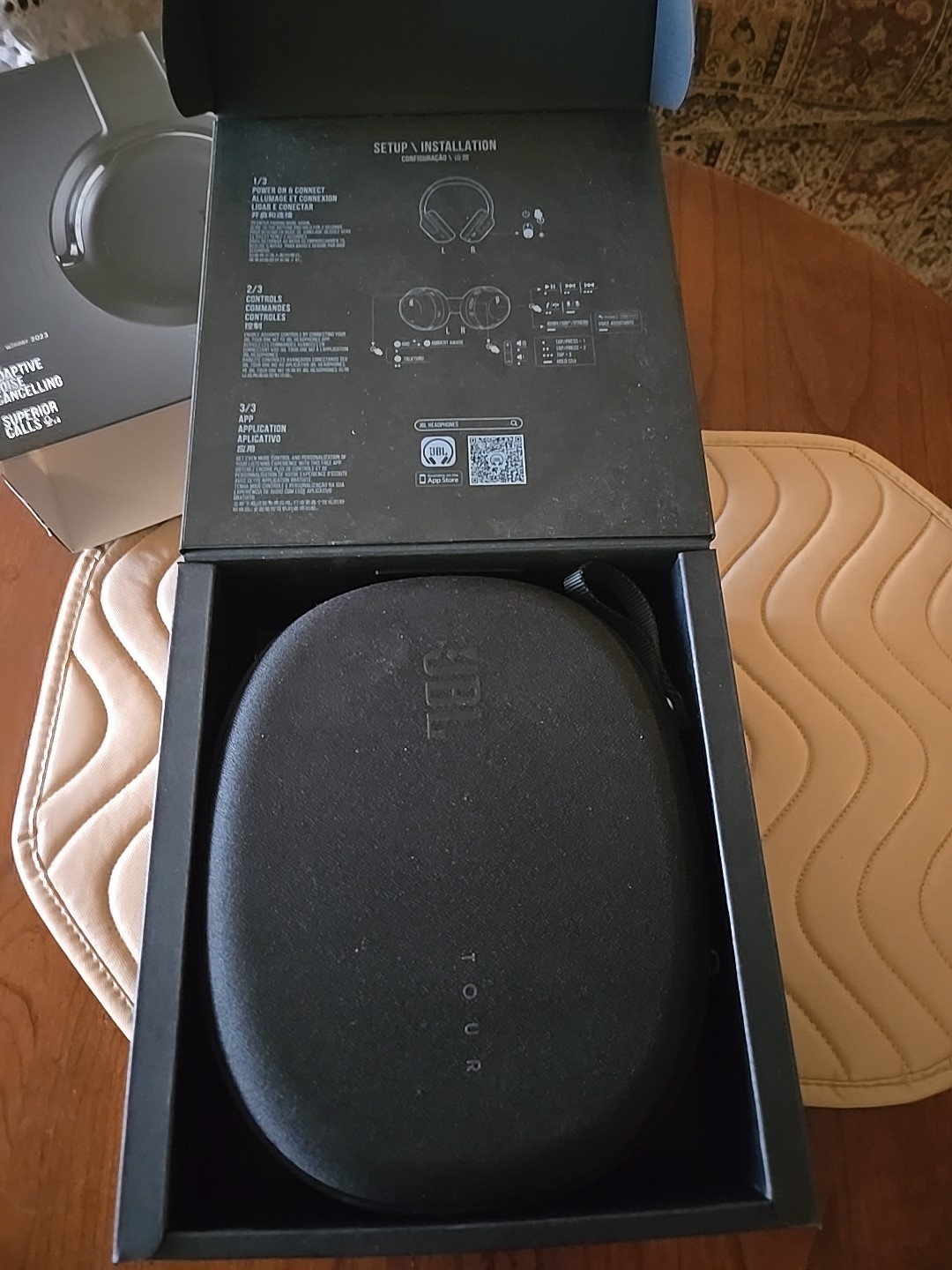 Bluetooth Headphones. JBL Tour One M2 Wireless Over-Ear Headphones – Black