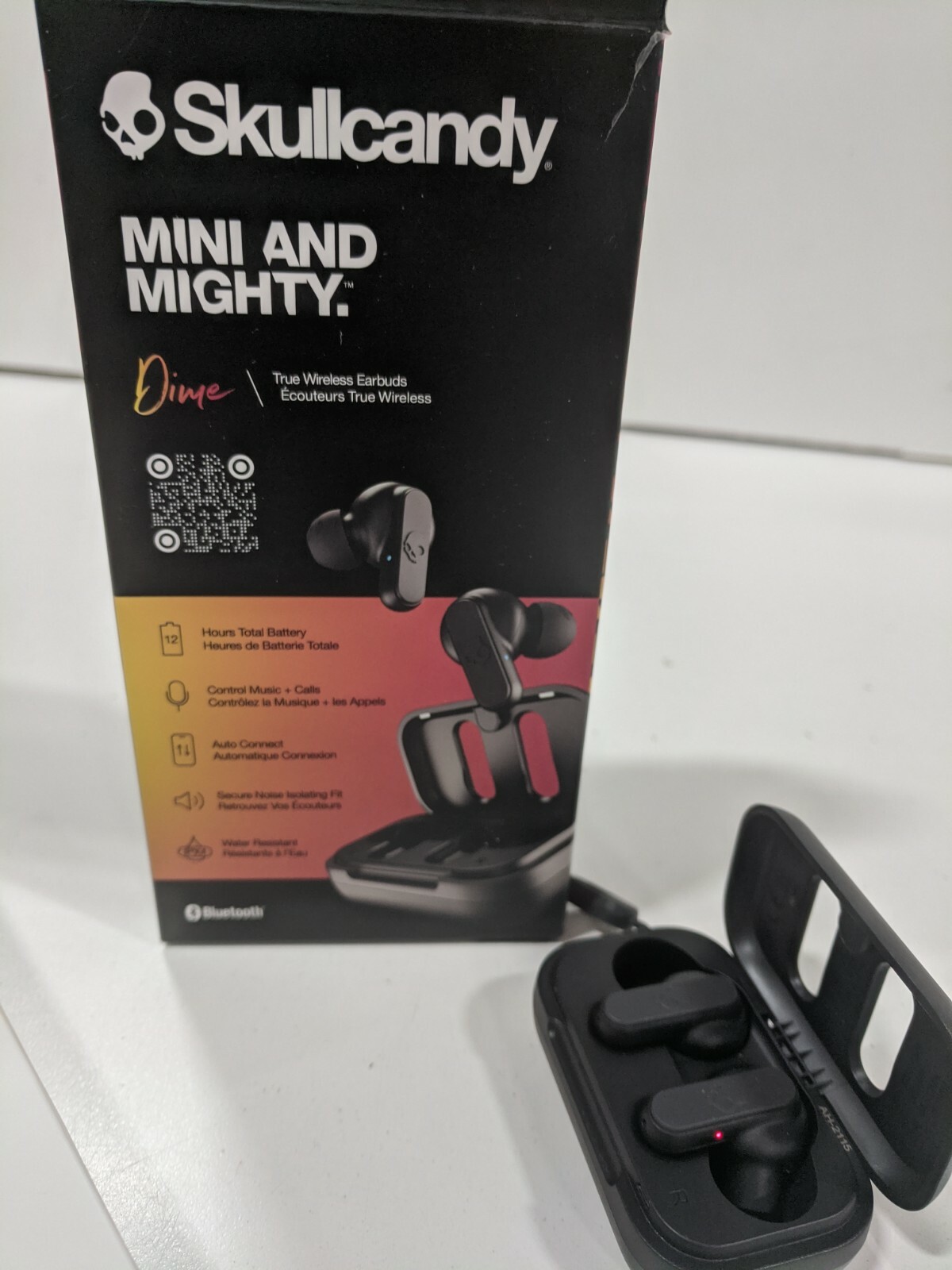 Skullcandy Dime True Wireless In-Ear Earbud – True Black (S2DMW-P740)