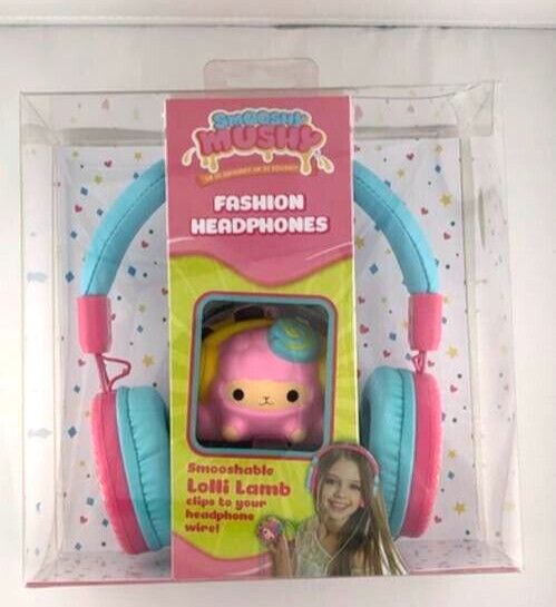 NEW eKids Smooshy Mushy LOLLI LAMB Fashion Over-the-Ear Kids 3.5mm Headphones